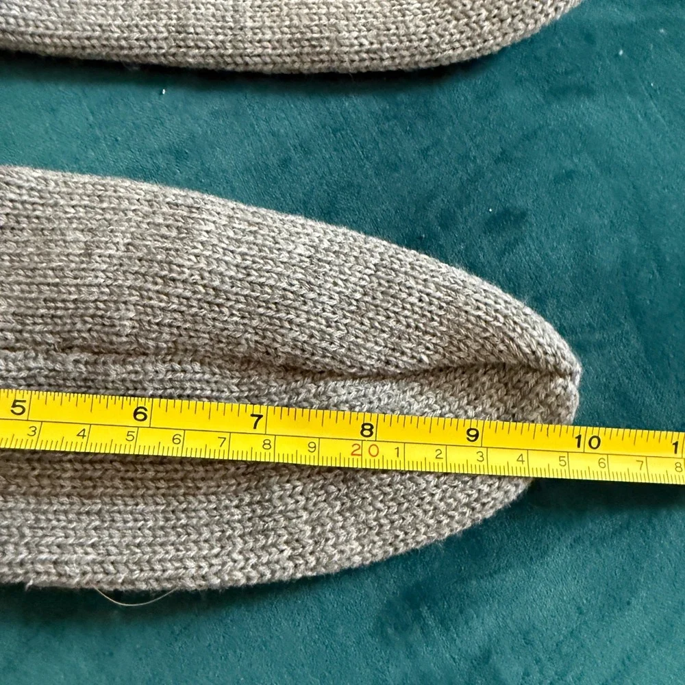 Handmade Knit Shark Socks Grey White Red Novelty Fun Animal House Slippers